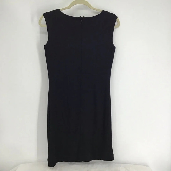 Ann Taylor Wool Blend Sequined Sheath Party Cocktail Dress NWT Black Size 2 - Picture 3 of 10